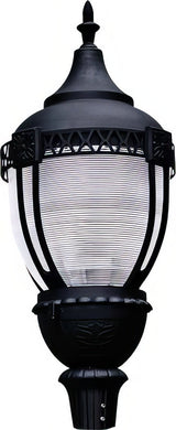 Dabmar Lighting GM910-L80-50K-B black outdoor post light fixture