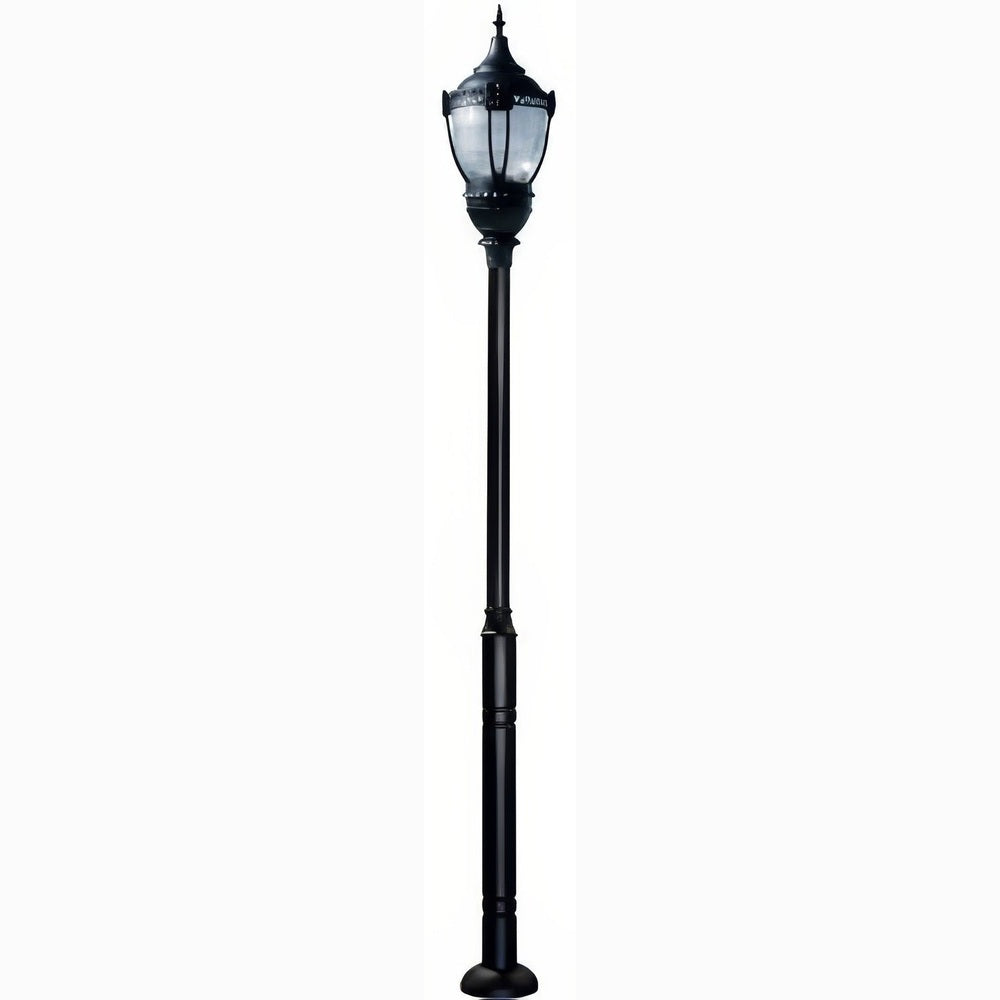Dabmar Lighting GM9101-L63-30K-B black post light & pole