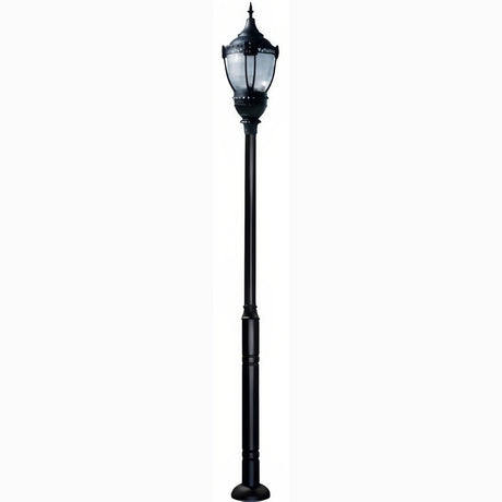 Dabmar Lighting GM9101-L63-30K-B black post light & pole