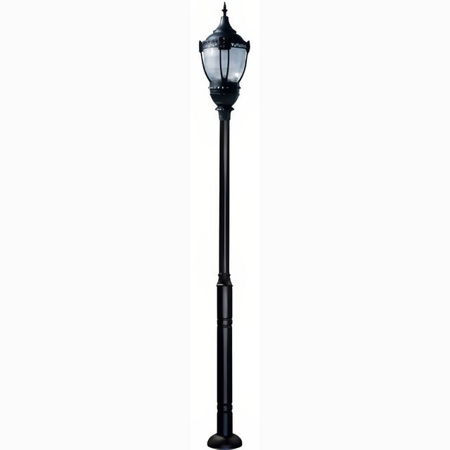 Dabmar Lighting GM9101-L63-30K-B black post light & pole