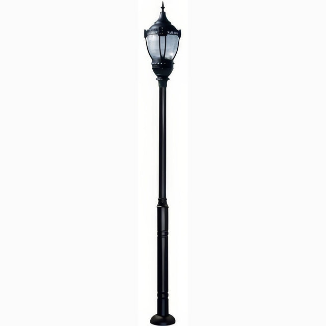 Dabmar Lighting GM9101-L63-40K-B black post light & pole