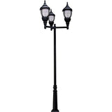 Dabmar Lighting GM9102-B black acorn post top fixture
