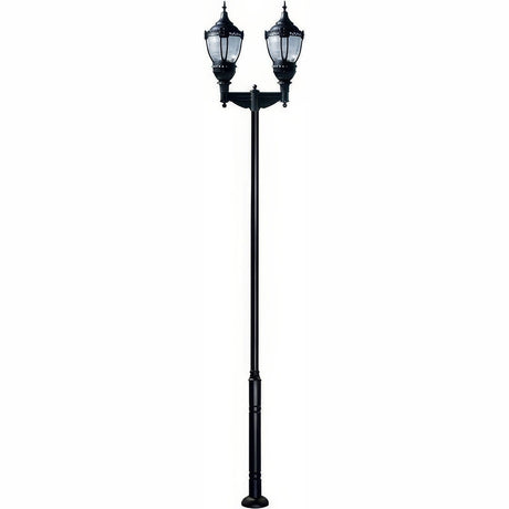 Dabmar Lighting GM9102-L108-30K-B black post light & pole