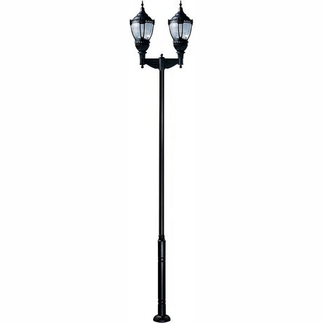 Dabmar Lighting GM9102-L108-50K-B black post light & pole