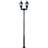 Dabmar Lighting GM9102-L160-50K-B black post light & pole