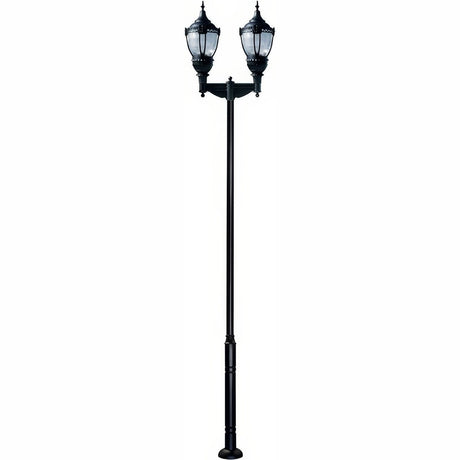Dabmar Lighting GM9102-L160-50K-B black post light & pole