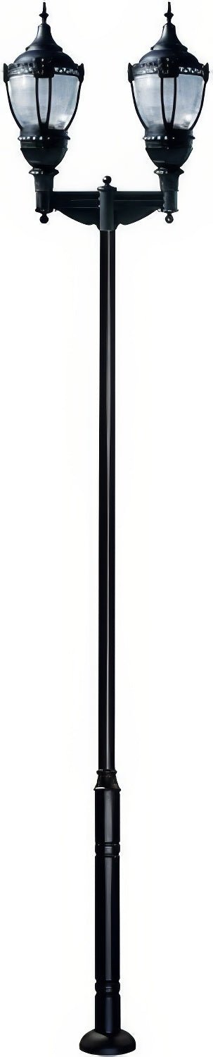 Dabmar Lighting GM9102-L160-50K-B black post light & pole