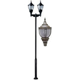 Dabmar Lighting GM9102-L160-50K-BZ bronze post light & pole