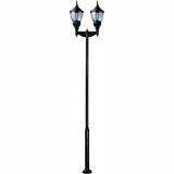 Dabmar Lighting GM9102-L240-41K-B black post light & pole