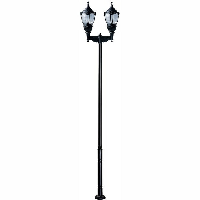 Dabmar Lighting GM9102-L240-41K-B black post light & pole