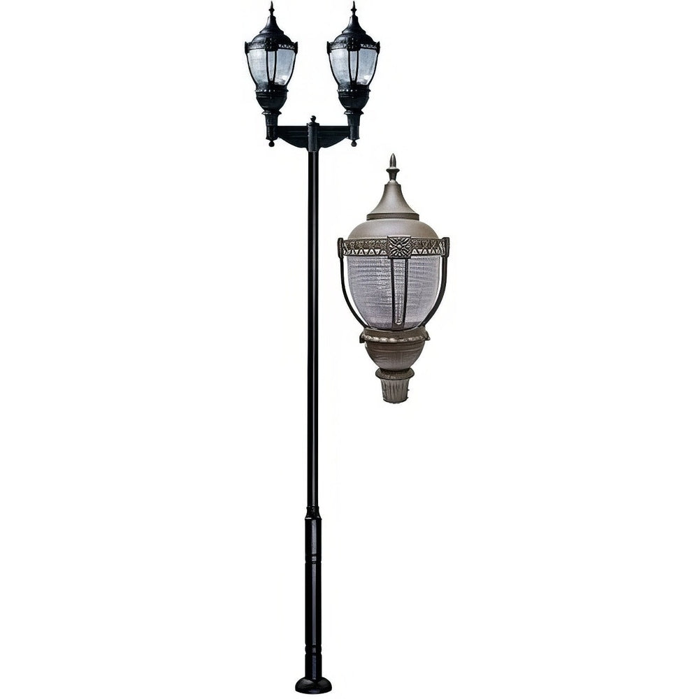 Dabmar Lighting GM9102-L240-41K-BZ bronze post light & pole