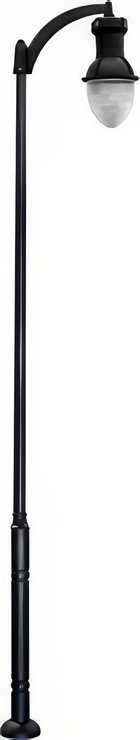Dabmar Lighting GM9271-L120-41K-B black post light & pole