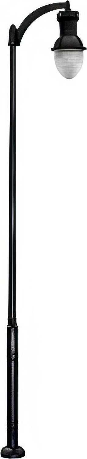 Dabmar Lighting GM9271-L54-40K-B black post light & pole