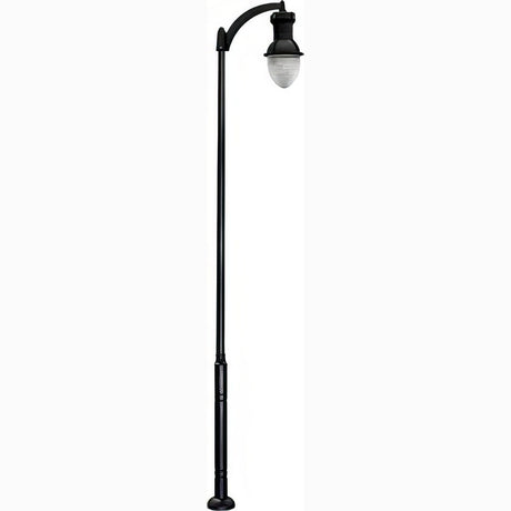 Dabmar Lighting GM9271-L80-30K-B black post light & pole