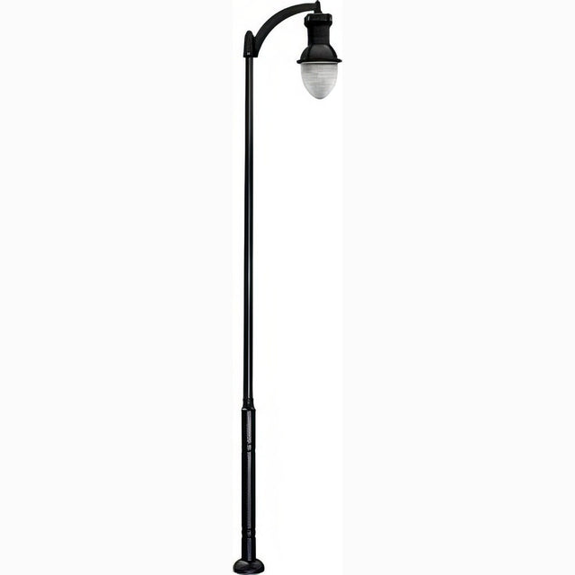 Dabmar Lighting GM9271-L80-40K-B black post light & pole