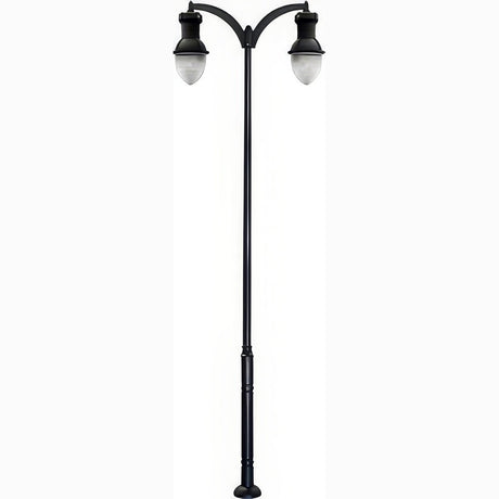 Dabmar Lighting GM9272-L240-41K-B black post light & pole