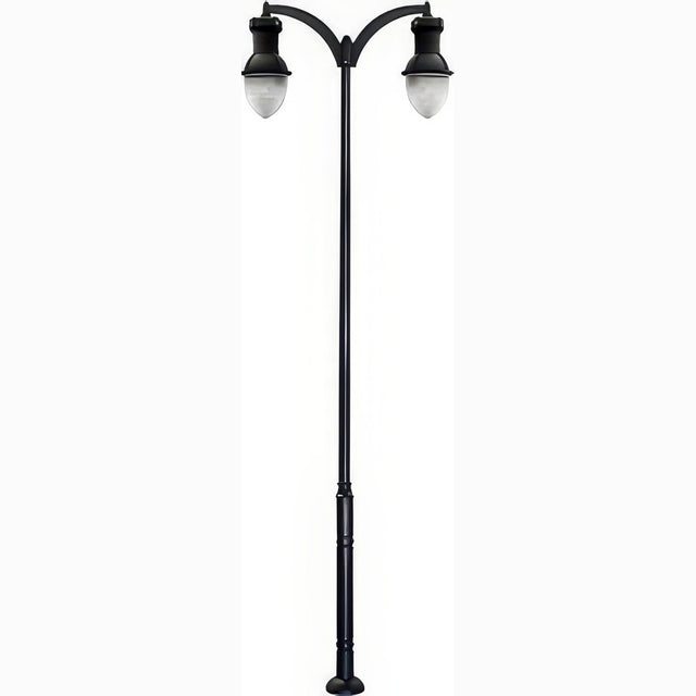 Dabmar Lighting GM9272-L240-41K-B black post light & pole