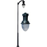 Dabmar Lighting GM9278-VG-MT-MT Drop Light Post Light Fixture 250 Watt Metal Halide/Mogul Base Multi-Tap Verde Green
