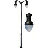 Dabmar Lighting GM9280-LED120-B black post light fixture