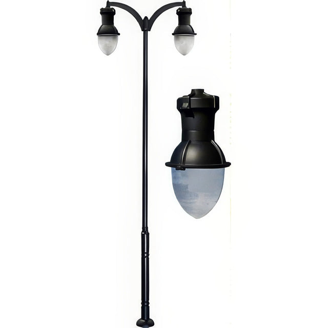 Dabmar Lighting GM9280-LED75-B black post light fixture
