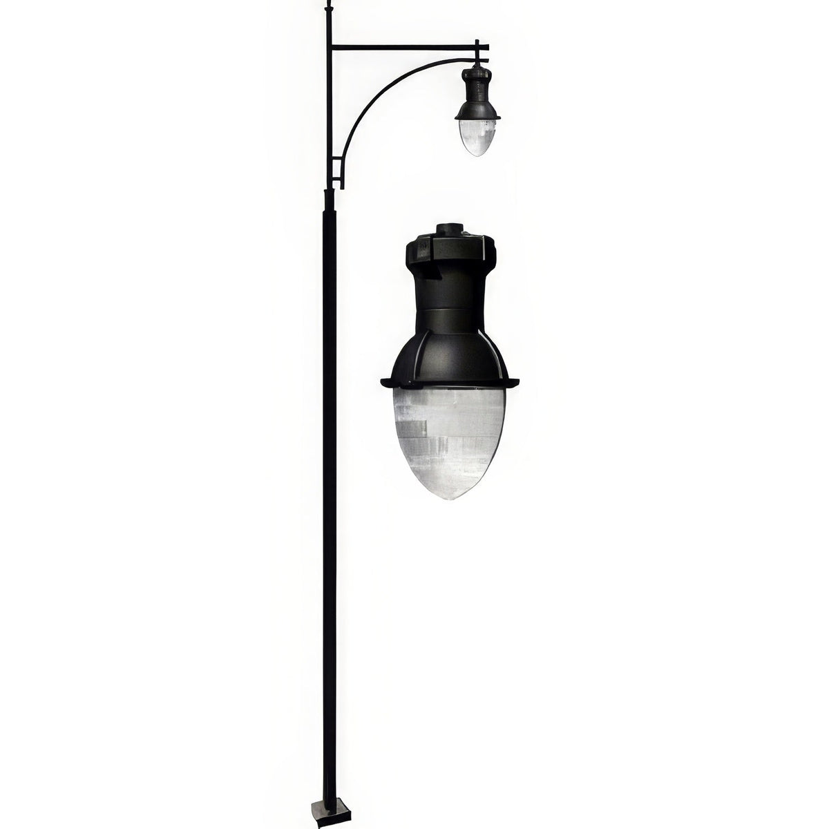Dabmar Lighting GM9290-LED120-B Drop Light Post Light Fixture 120 Watt LED/Mogul Base Lamp Volts Black