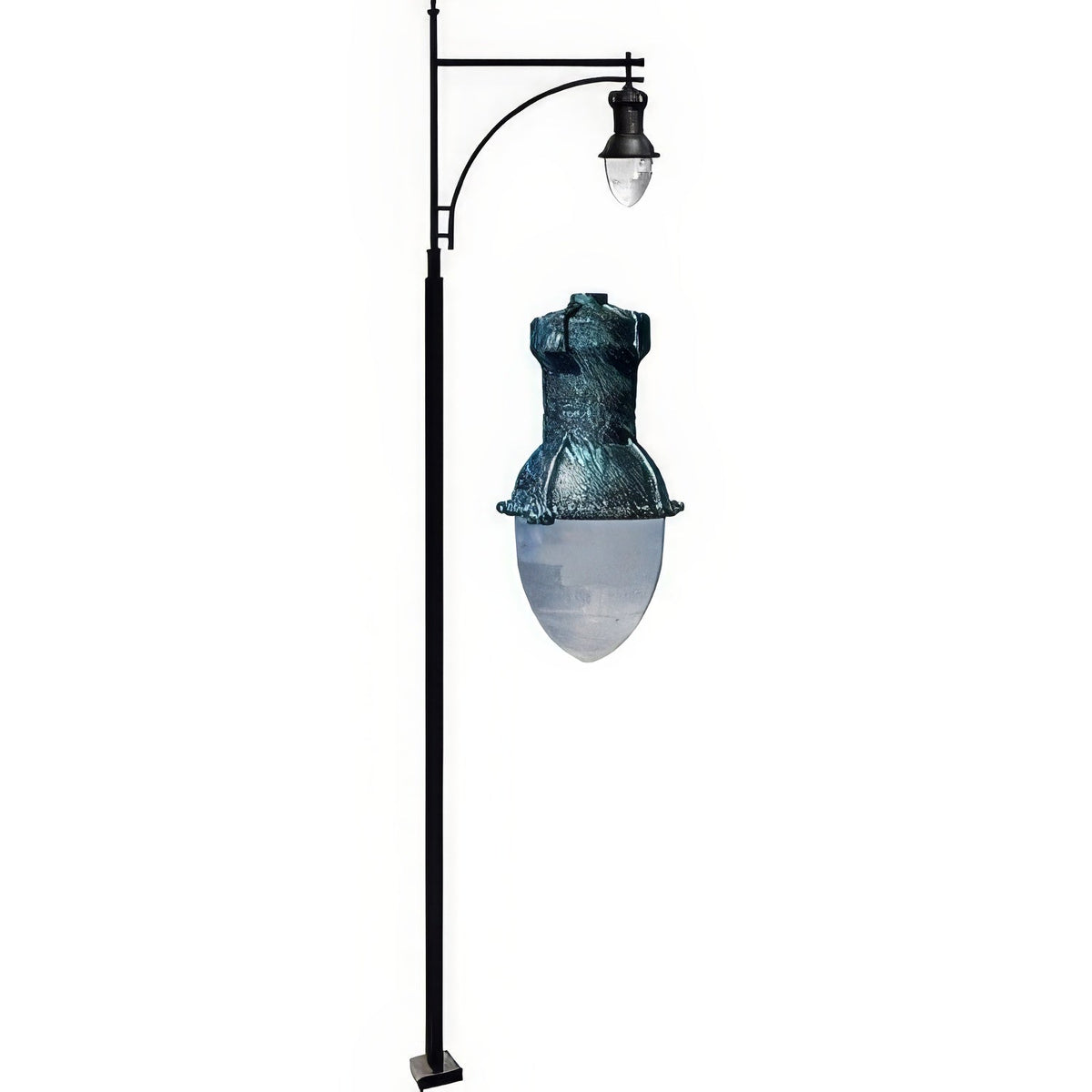 Dabmar Lighting GM9290-LED120-VG Drop Light Post Light Fixture 120 Watt LED/Mogul Base Lamp Volts Verde Green