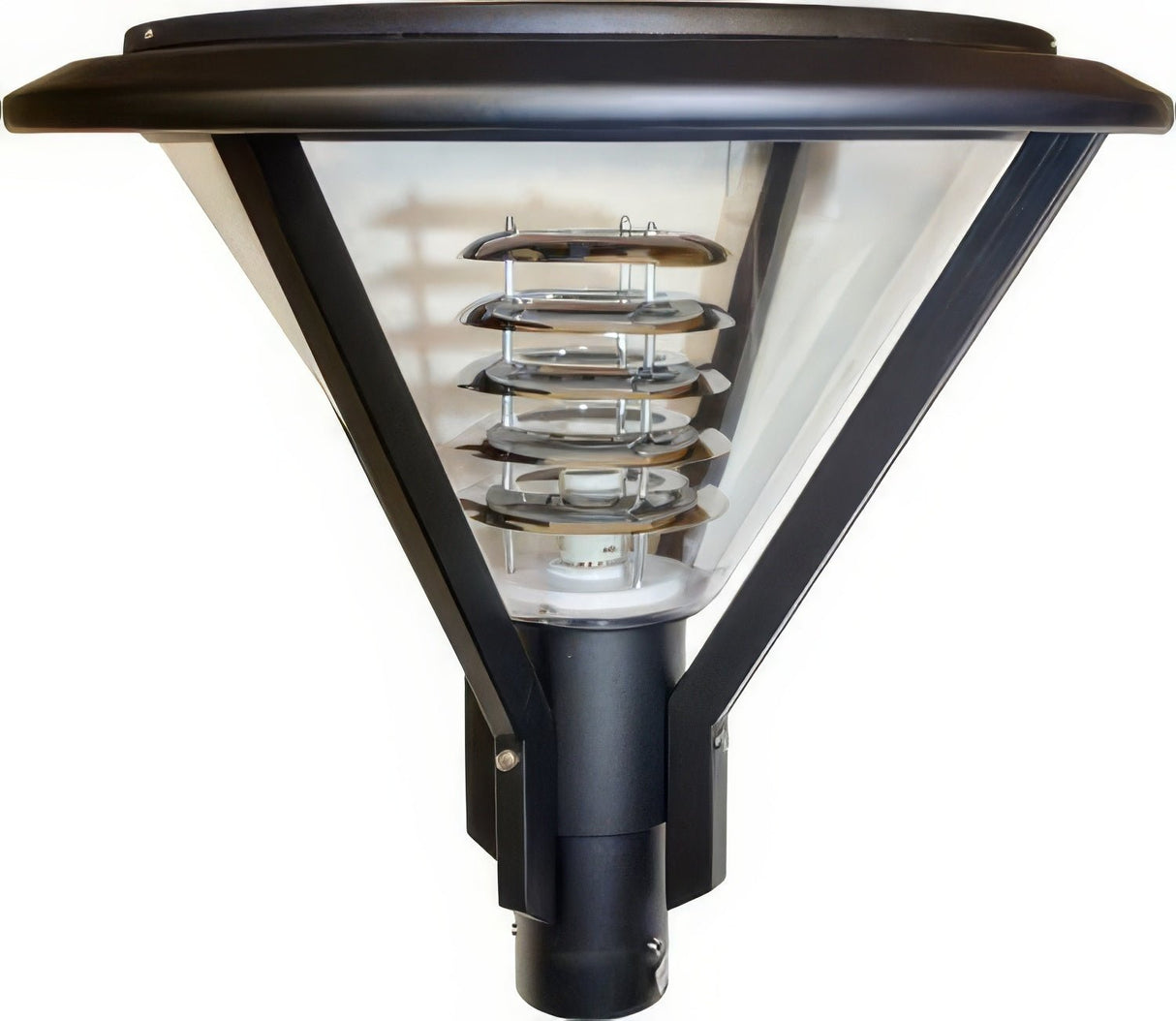 Dabmar Lighting GM950-L18-65K-B black outdoor post light fixture
