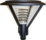 Dabmar Lighting GM950-L18-65K-B black outdoor post light fixture