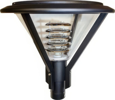 Dabmar Lighting GM950-L18-65K-B black outdoor post light fixture
