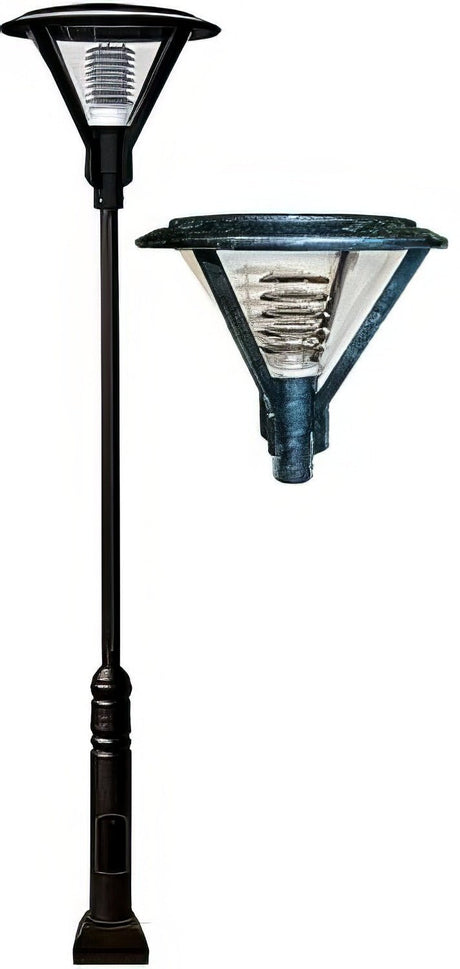 Dabmar Lighting GM9501-L18-65K-VG verde green post light & pole