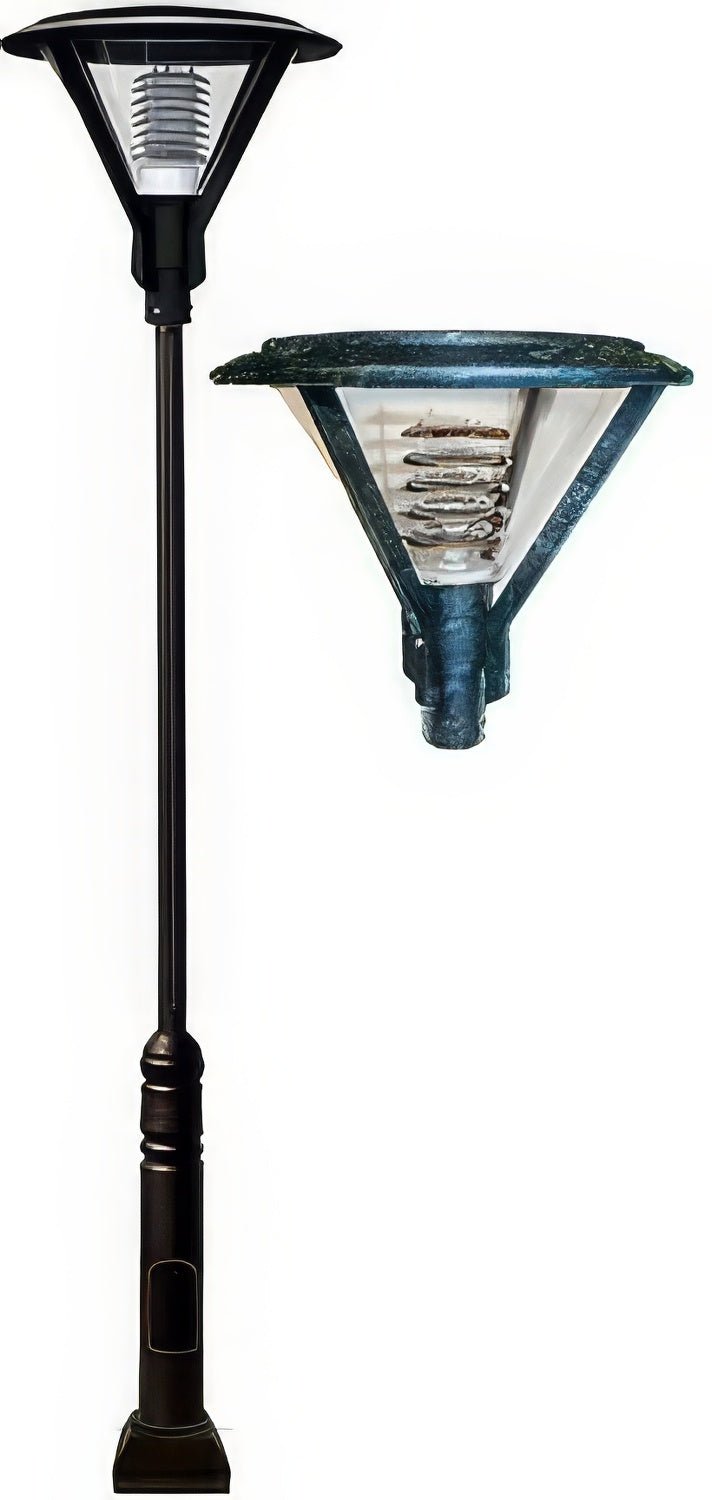 Dabmar Lighting GM9501-L20-30K-VG verde green post light & pole