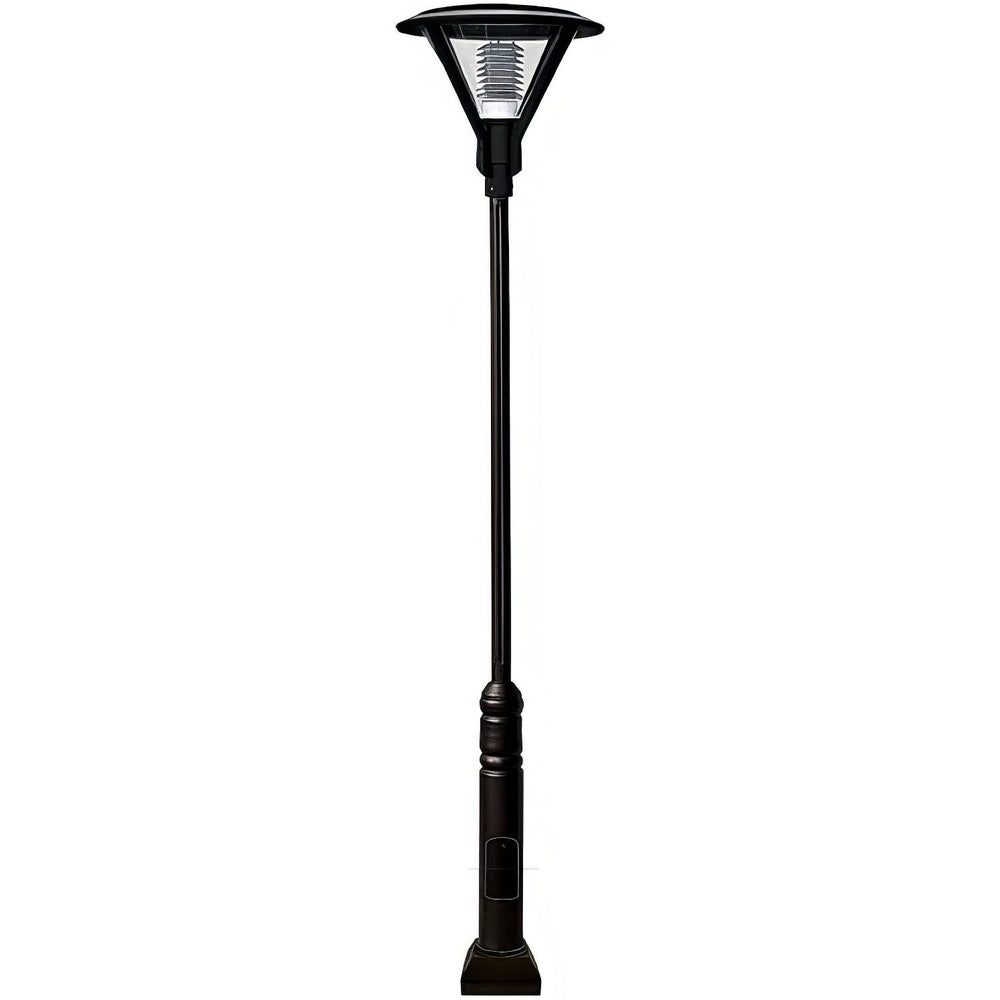 Dabmar Lighting GM9501-L20-50K-B black post light & pole