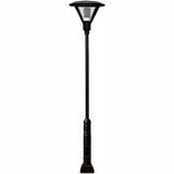 Dabmar Lighting GM9501-L30-65K-B black post light & pole