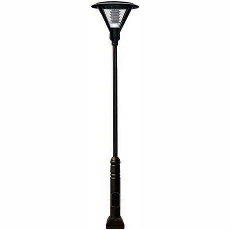 Dabmar Lighting GM9501-L30-65K-B black post light & pole