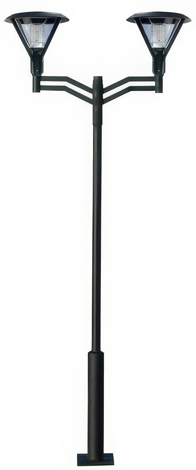 Dabmar Lighting GM9502-B black post light & pole