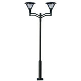 Dabmar Lighting GM9502-L40-30K-B black post light & pole