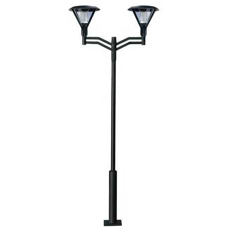 Dabmar Lighting GM9502-L40-30K-B black post light & pole