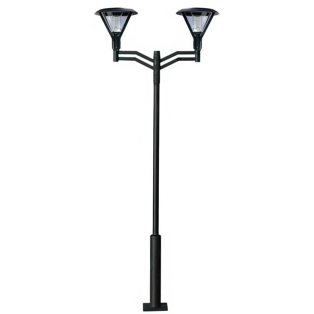 Dabmar Lighting GM9502-L60-30K-B black post light & pole