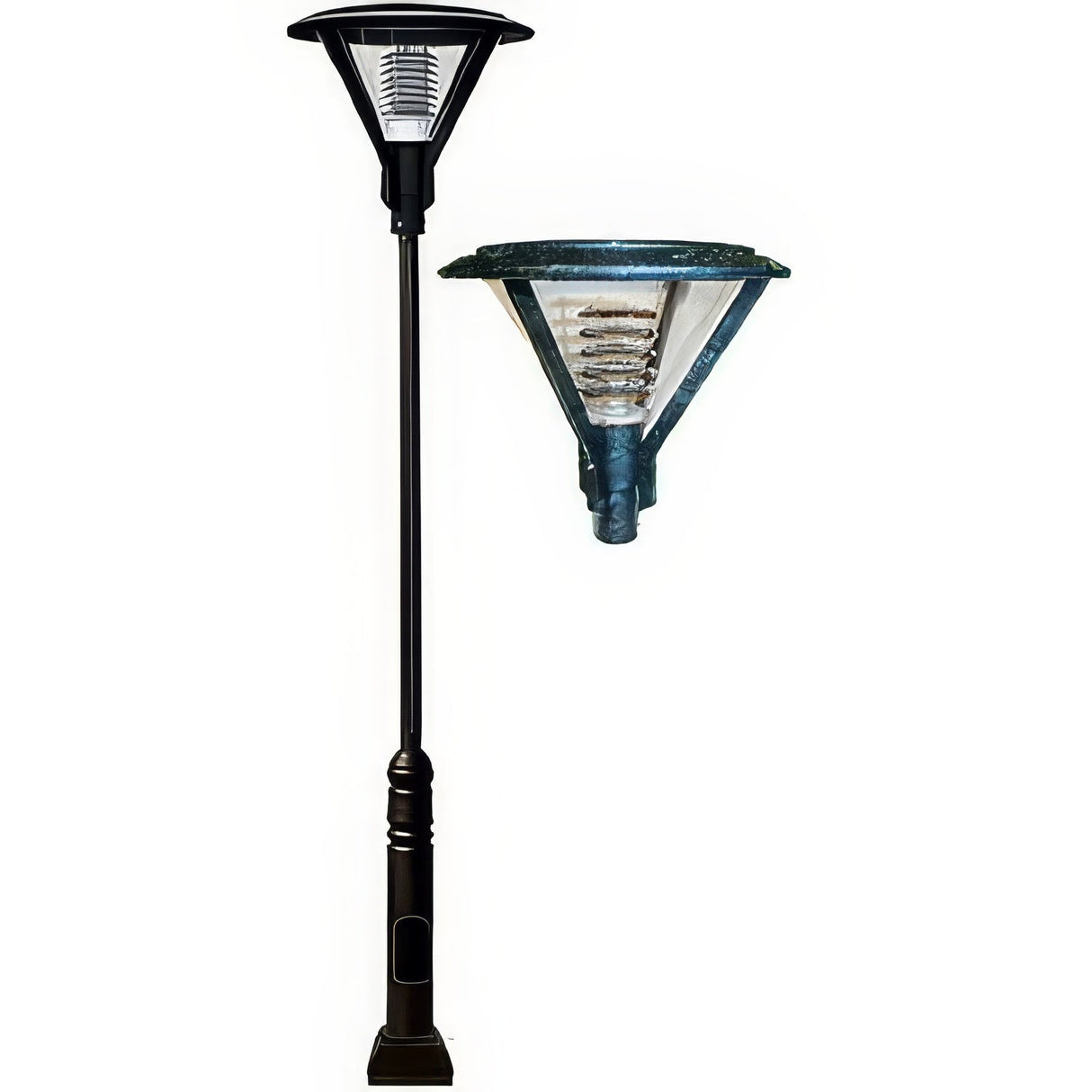 Dabmar Lighting GM9512-VG Architectural Post Fixture 70 Watt High Pressure Sodium 120 Volts Verde Green