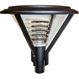 Dabmar Lighting GM962-B Powder Coated Cast Aluminum Post Top Light Fixture Black