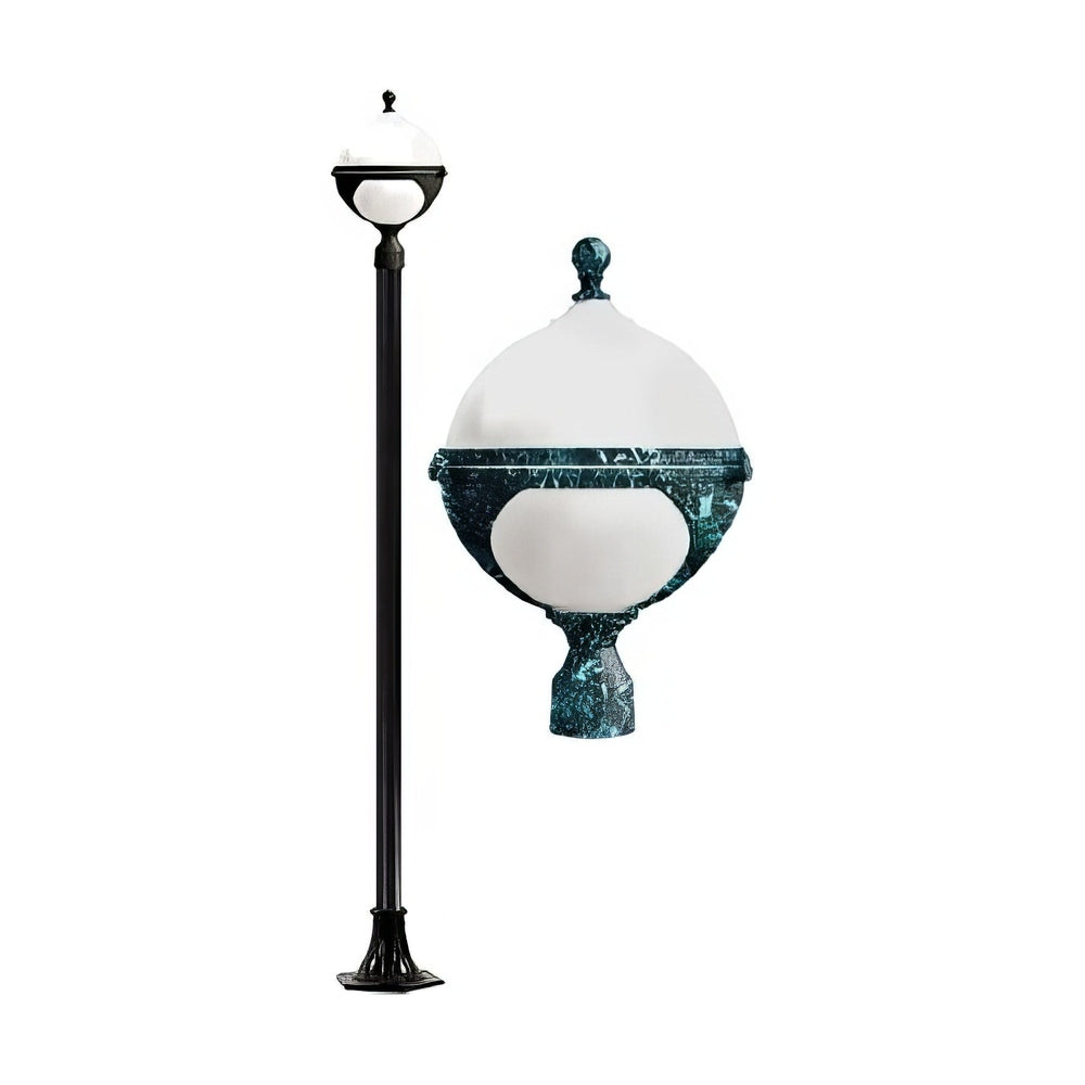 Dabmar Lighting GM9703-LED16-VG verde green post light fixture