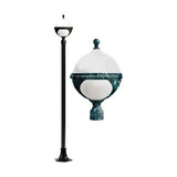 Dabmar Lighting GM9703-LED16-VG verde green post light fixture