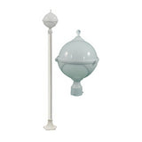 Dabmar Lighting GM9703-LED16-W white post light fixture