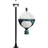 Dabmar Lighting GM9715-VG Natalie Post Light Fixture 3 X 13 Watt DL-S13-GU24 120 Volts Verde Green