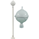 Dabmar Lighting GM9715-W Natalie Post Light Fixture 3 X 13 Watt DL-S13-GU24 120 Volts White