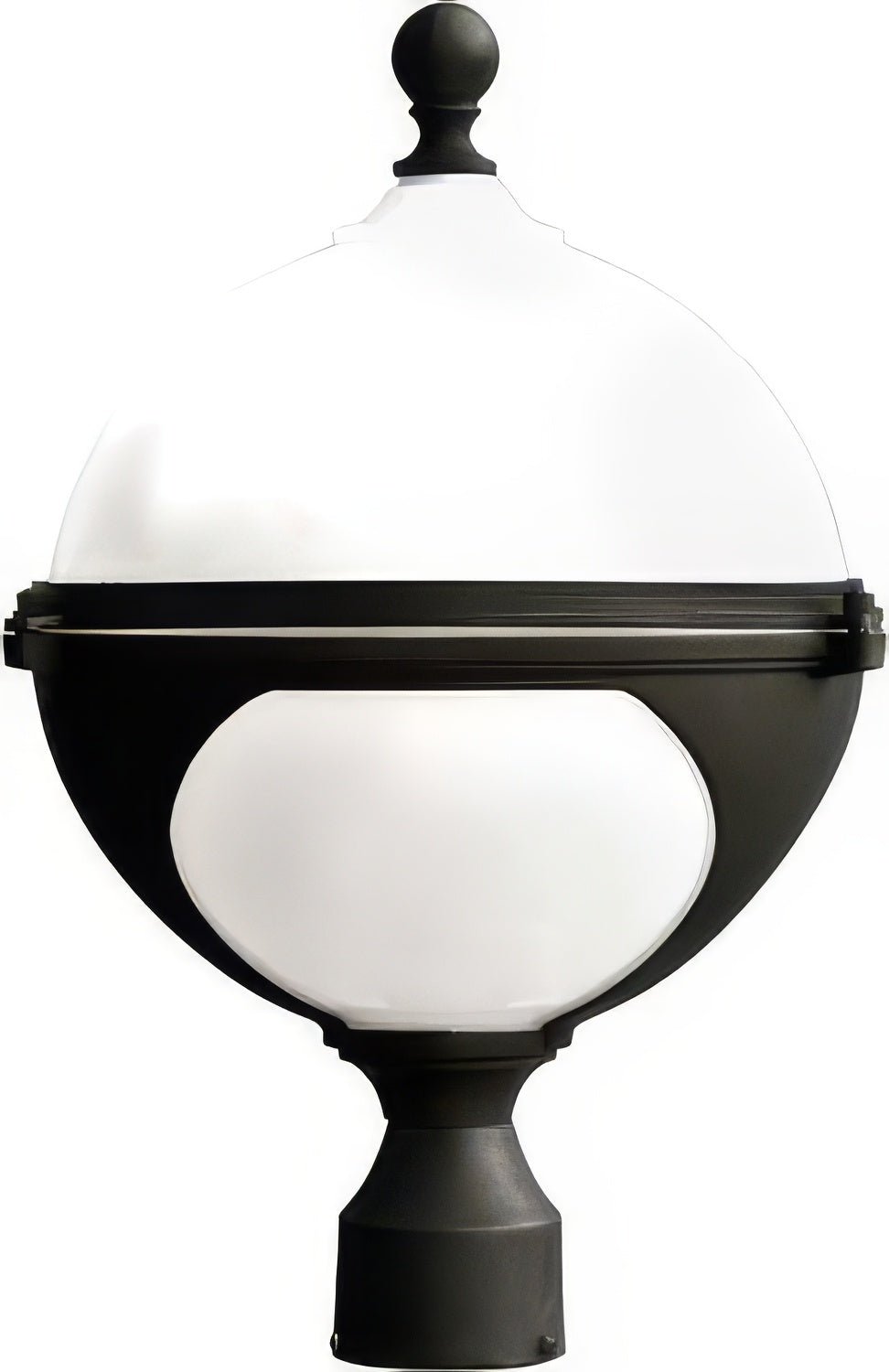 Dabmar Lighting GM972-L6-60K-B black outdoor post light fixture