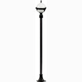 Dabmar Lighting GM9721-L18-30K-B black post light & pole