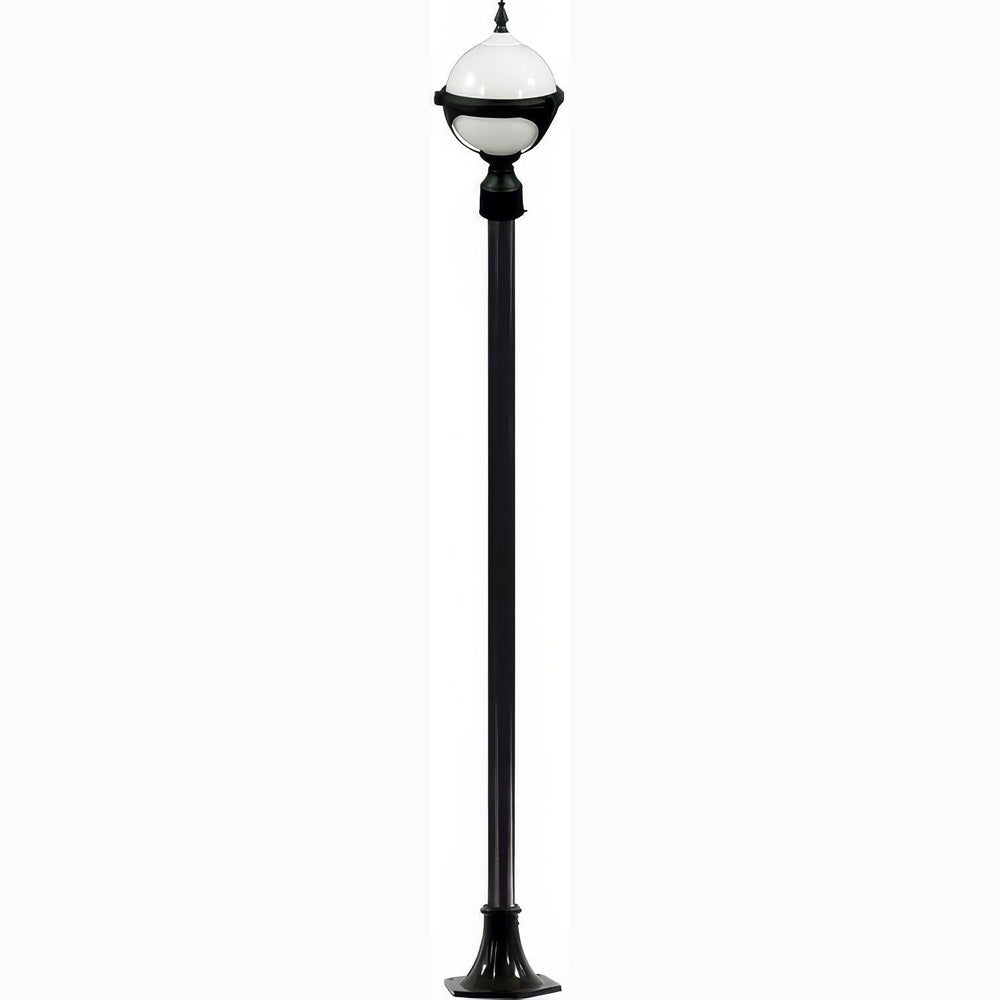 Dabmar Lighting GM9721-L9-27K-B black post light & pole