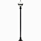 Dabmar Lighting GM9721-L9-27K-B black post light & pole