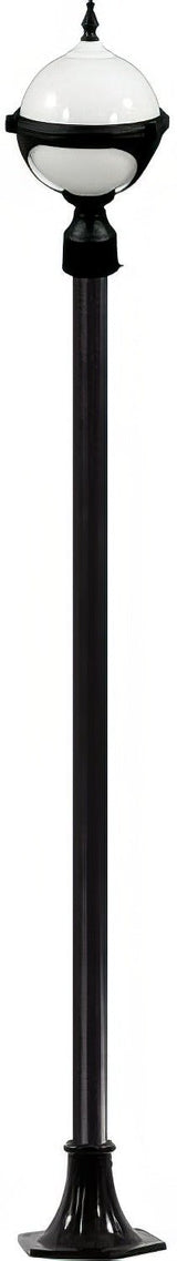 Dabmar Lighting GM9721-L9-40K-B black post light & pole
